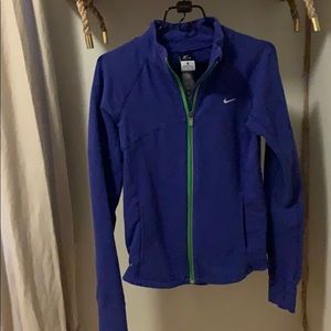 Nike Deep Purple Track Zippie, Size M